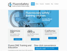 Tablet Screenshot of fluorosafety.com